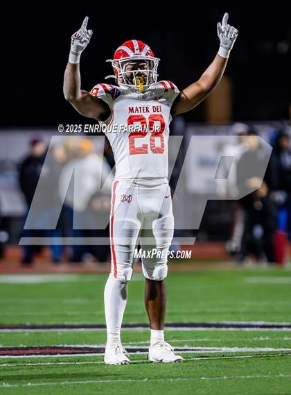 Thumbnail 2 in Mater Dei @ Centennial (CIF SS D1 Semifinal) photogallery.