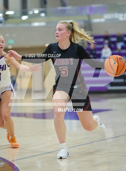 Thumbnail 2 in Rigby vs. Lehi (Utah Holiday Hoopfest) photogallery.