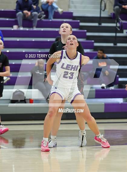 Thumbnail 3 in Rigby vs. Lehi (Utah Holiday Hoopfest) photogallery.