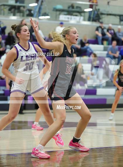 Thumbnail 3 in Rigby vs. Lehi (Utah Holiday Hoopfest) photogallery.