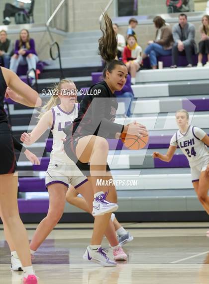 Thumbnail 3 in Rigby vs. Lehi (Utah Holiday Hoopfest) photogallery.