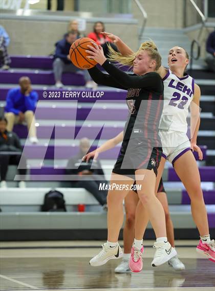 Thumbnail 2 in Rigby vs. Lehi (Utah Holiday Hoopfest) photogallery.