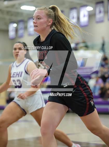 Thumbnail 3 in Rigby vs. Lehi (Utah Holiday Hoopfest) photogallery.