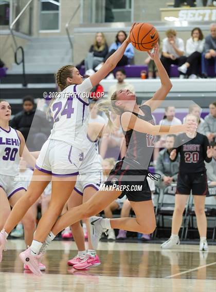 Thumbnail 1 in Rigby vs. Lehi (Utah Holiday Hoopfest) photogallery.