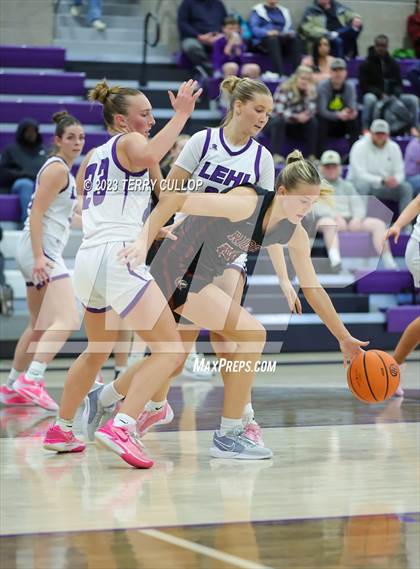 Thumbnail 2 in Rigby vs. Lehi (Utah Holiday Hoopfest) photogallery.