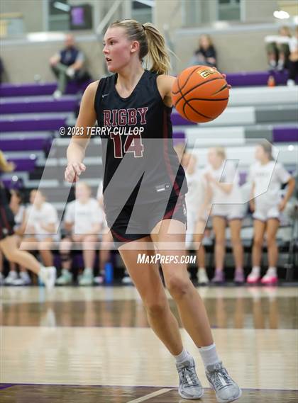 Thumbnail 3 in Rigby vs. Lehi (Utah Holiday Hoopfest) photogallery.