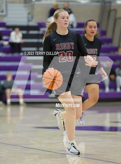 Thumbnail 2 in Rigby vs. Lehi (Utah Holiday Hoopfest) photogallery.