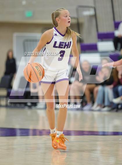 Thumbnail 3 in Rigby vs. Lehi (Utah Holiday Hoopfest) photogallery.