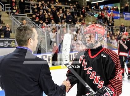 Thumbnail 3 in Niagara-Wheatfield vs. Victor (NYSPHSAA D1 Championship) photogallery.
