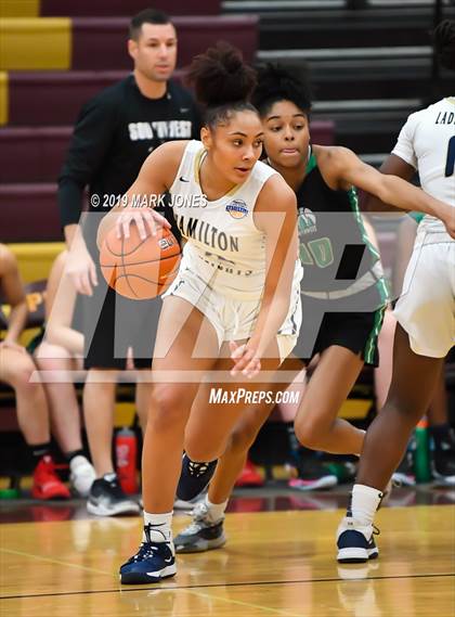 Thumbnail 2 in Hamilton Heights Christian Academy vs. Southwest Academy (CAN)- (Nike Tournament of Champions)  photogallery.