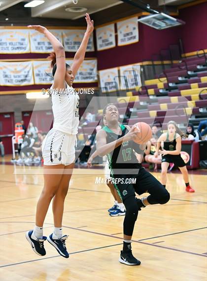 Thumbnail 2 in Hamilton Heights Christian Academy vs. Southwest Academy (CAN)- (Nike Tournament of Champions)  photogallery.