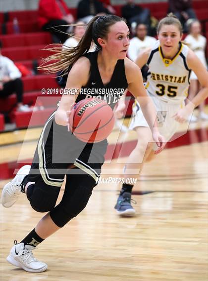 Thumbnail 2 in Colorado Springs Christian vs Pages Springs (CHSAA 3A Semifinal) photogallery.