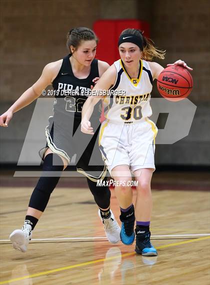 Thumbnail 2 in Colorado Springs Christian vs Pages Springs (CHSAA 3A Semifinal) photogallery.