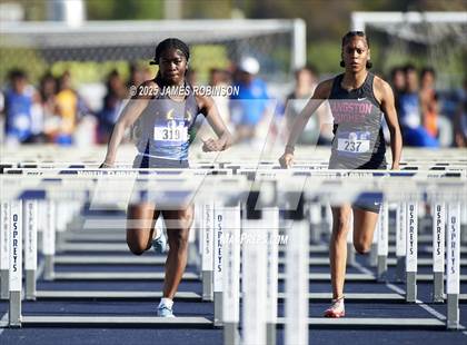 Thumbnail 2 in Bob Hayes Invitational (100m Hurdles) photogallery.