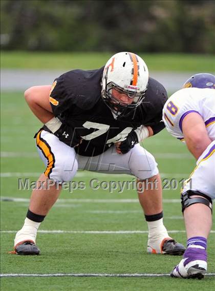 Thumbnail 3 in Lancaster Catholic vs. Tyrone (PIAA Class AA Final) photogallery.