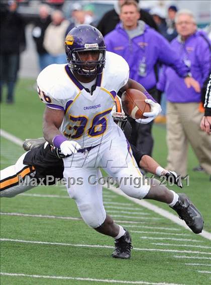 Thumbnail 3 in Lancaster Catholic vs. Tyrone (PIAA Class AA Final) photogallery.