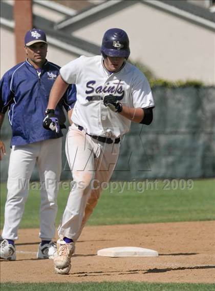 Thumbnail 2 in Notre Dame Prep vs. Archbishop Mitty (Anderson Bat National Classic) photogallery.