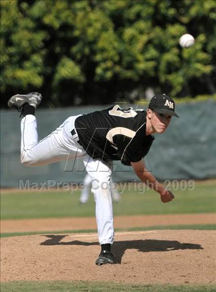 Thumbnail 3 in Notre Dame Prep vs. Archbishop Mitty (Anderson Bat National Classic) photogallery.