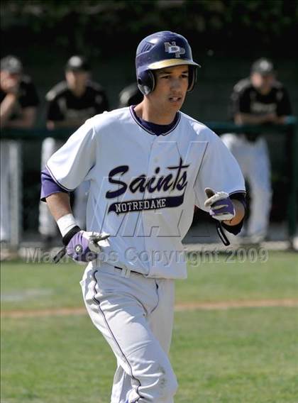 Thumbnail 2 in Notre Dame Prep vs. Archbishop Mitty (Anderson Bat National Classic) photogallery.
