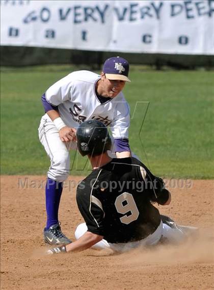 Thumbnail 1 in Notre Dame Prep vs. Archbishop Mitty (Anderson Bat National Classic) photogallery.