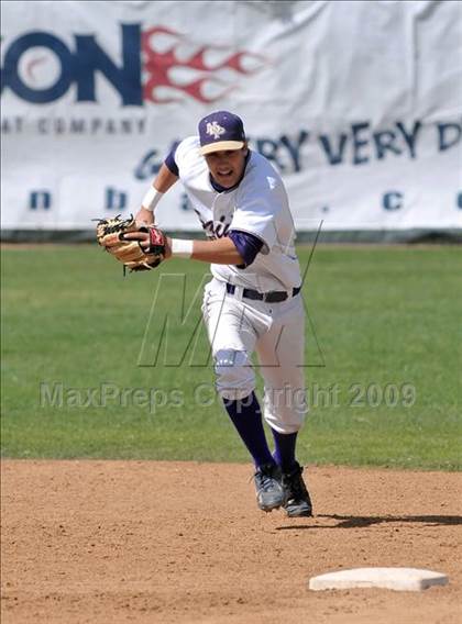 Thumbnail 1 in Notre Dame Prep vs. Archbishop Mitty (Anderson Bat National Classic) photogallery.