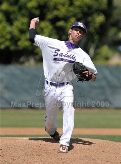 Thumbnail 1 in Notre Dame Prep vs. Archbishop Mitty (Anderson Bat National Classic) photogallery.