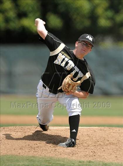 Thumbnail 3 in Notre Dame Prep vs. Archbishop Mitty (Anderson Bat National Classic) photogallery.