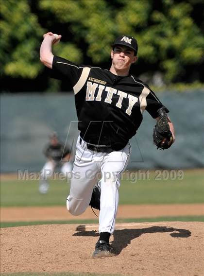 Thumbnail 2 in Notre Dame Prep vs. Archbishop Mitty (Anderson Bat National Classic) photogallery.