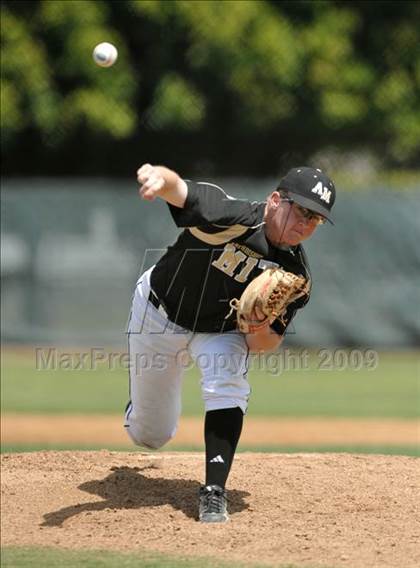 Thumbnail 2 in Notre Dame Prep vs. Archbishop Mitty (Anderson Bat National Classic) photogallery.
