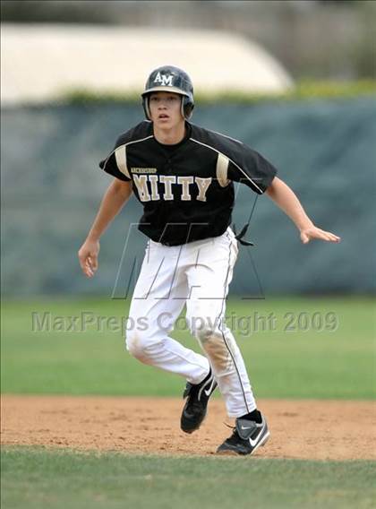 Thumbnail 2 in Notre Dame Prep vs. Archbishop Mitty (Anderson Bat National Classic) photogallery.