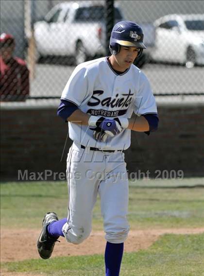 Thumbnail 1 in Notre Dame Prep vs. Archbishop Mitty (Anderson Bat National Classic) photogallery.