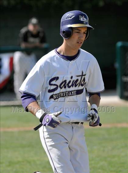 Thumbnail 3 in Notre Dame Prep vs. Archbishop Mitty (Anderson Bat National Classic) photogallery.