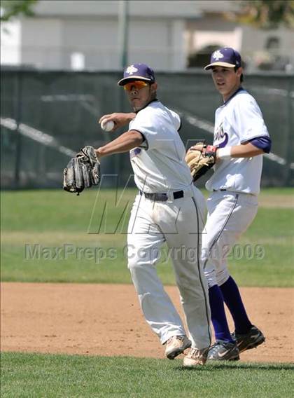 Thumbnail 1 in Notre Dame Prep vs. Archbishop Mitty (Anderson Bat National Classic) photogallery.