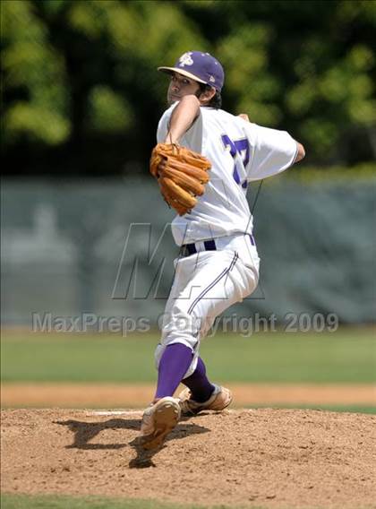 Thumbnail 2 in Notre Dame Prep vs. Archbishop Mitty (Anderson Bat National Classic) photogallery.