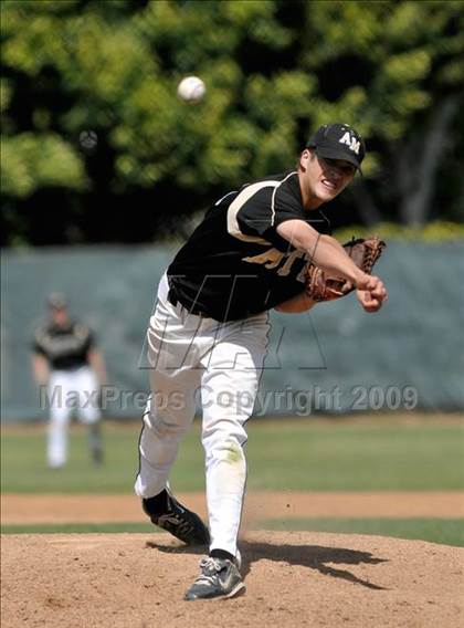 Thumbnail 3 in Notre Dame Prep vs. Archbishop Mitty (Anderson Bat National Classic) photogallery.