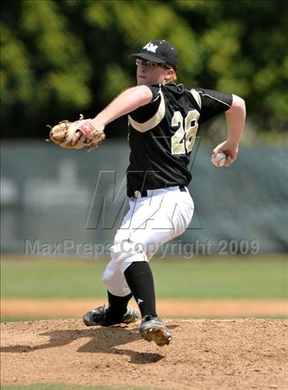 Thumbnail 1 in Notre Dame Prep vs. Archbishop Mitty (Anderson Bat National Classic) photogallery.
