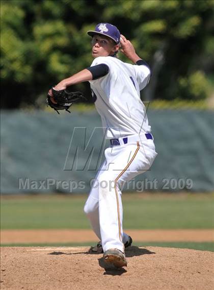 Thumbnail 2 in Notre Dame Prep vs. Archbishop Mitty (Anderson Bat National Classic) photogallery.