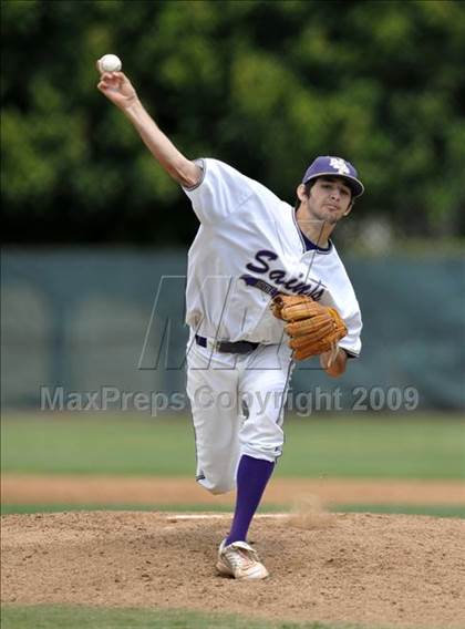 Thumbnail 2 in Notre Dame Prep vs. Archbishop Mitty (Anderson Bat National Classic) photogallery.