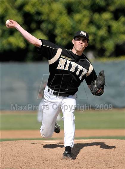 Thumbnail 2 in Notre Dame Prep vs. Archbishop Mitty (Anderson Bat National Classic) photogallery.