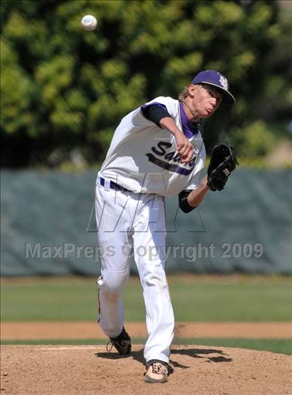 Thumbnail 2 in Notre Dame Prep vs. Archbishop Mitty (Anderson Bat National Classic) photogallery.