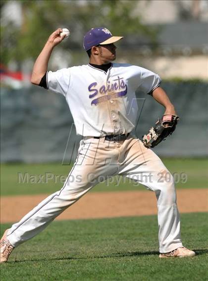 Thumbnail 2 in Notre Dame Prep vs. Archbishop Mitty (Anderson Bat National Classic) photogallery.