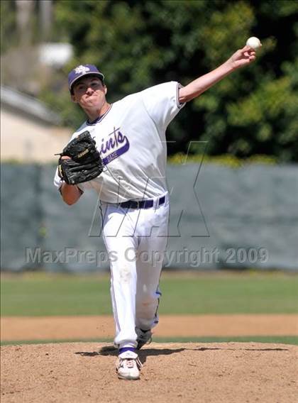 Thumbnail 2 in Notre Dame Prep vs. Archbishop Mitty (Anderson Bat National Classic) photogallery.