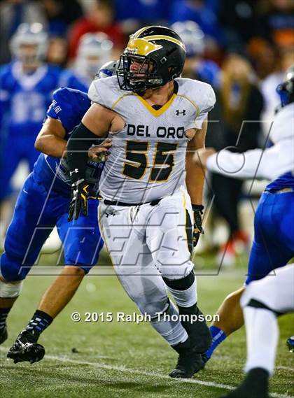 Thumbnail 3 in Del Oro vs. Rocklin (CIF SJS D-2 Final) photogallery.