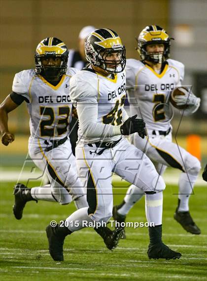 Thumbnail 3 in Del Oro vs. Rocklin (CIF SJS D-2 Final) photogallery.