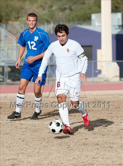 Thumbnail 3 in Salpointe Catholic vs. Palo Verde (Chris Mair Tournament) photogallery.
