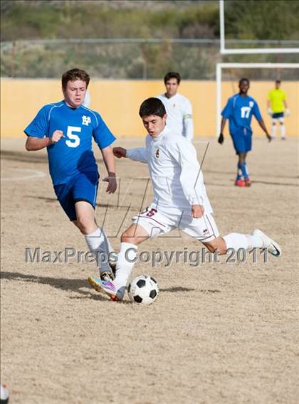 Thumbnail 2 in Salpointe Catholic vs. Palo Verde (Chris Mair Tournament) photogallery.