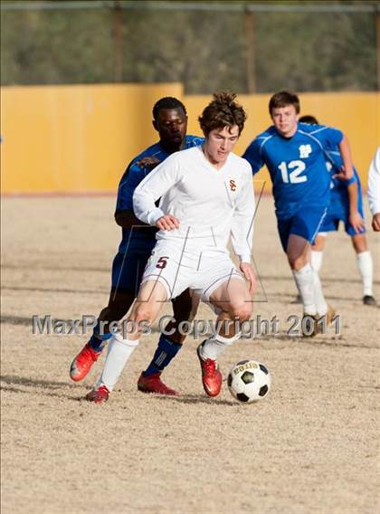 Thumbnail 3 in Salpointe Catholic vs. Palo Verde (Chris Mair Tournament) photogallery.