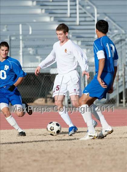 Thumbnail 3 in Salpointe Catholic vs. Palo Verde (Chris Mair Tournament) photogallery.