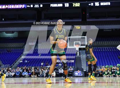 Thumbnail 1 in Pearland vs. DeSoto (UIL 6A Basketball State Semifinal) photogallery.