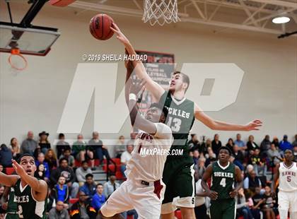 Thumbnail 2 in Sickles vs Santa Fe Catholic (Sun Bash Tournament) photogallery.